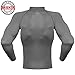 Compression Tight Shirt Baselayer Running Shirt Top Yoga Rash Guard men women (SGO31, L)