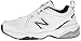 New Balance Men's MX608v4 Training Shoe, White/Navy, 10.5 D US