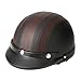 Docooler® Leather Motorcycle Goggles Vintage Garman Style Half Helmets Motorcycle Biker Cruiser Scooter Touring Helmet
