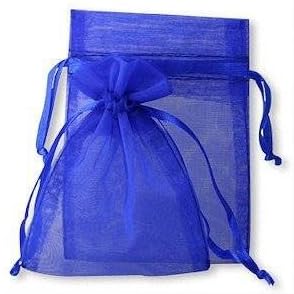 25 - Organza Bags - Royal Blue - Small