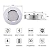 ALOVECO LED RV Boat Ceiling Light 12V Recessed Cabinet Lights Waterproof Ultra-Thin Interior Lighting for Motorhome Sailboat Yacht 3000K Warm White (12 Pack) (A-Sliver Lights)