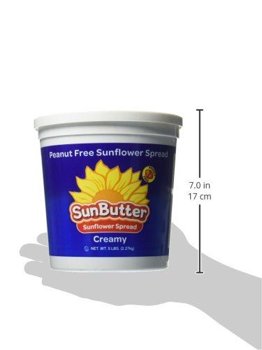 SUNFLOWER SEED SUNBUTTER CREAMY SPREAD, 5 POUND — 6 PER CASE.