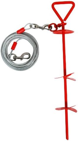 Petmate Super Dog Stake with 20-Feet of 4200-Pound Cable