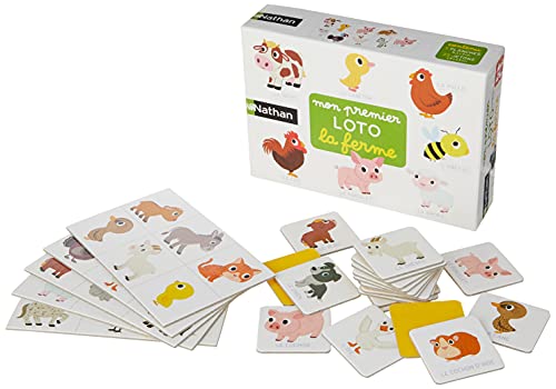 Nathan - La mia prima lotteria, fattoria, gioco educativo sul tema della fattoria per i bambini dai 2 anni in su