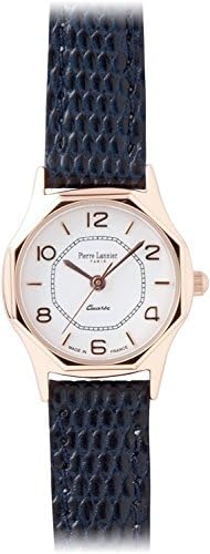 PIERRE LANNIER watch octagon watch pink gold / Lizard embossed dark blue P043904 L64 Ladies