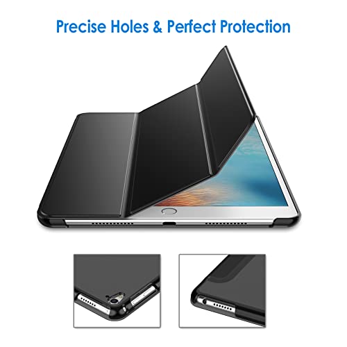 JETech Case for iPad Pro 9.7-Inch 2016 (Old Model), Slim Stand Hard Back Shell Cover with Auto Wake/Sleep (Black)