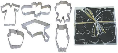 Graduation Tin Cookie Cutter 6 Pc Set L1938 by Graduation OTBP