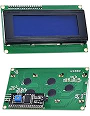 HiLetgo HD44780 2004 LCD 20x4 2004A Character LCD Screen Display Module Blue Backlight with IIC/I2C Serial InterfaceAdapter