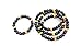 Lingduan Jamaican Rasta Bracelet And Necklace Set - Handmade Jewelry - Flag Of Jamaica Tricolor Bracelet Men Women Fashion Jewelry
