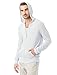 Alternative Men's Eco Zip Hoodie Sweatshirt, Glacier Blue, Medium