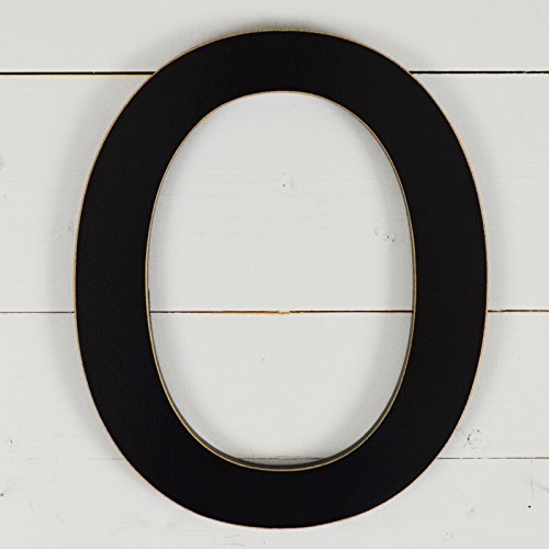 11.5" Typewriter Wall Decor Letter "O"- black