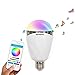 Bluetooth Smart LED Light Bulb -Changeable Smartphone Controlled Sunrise Wake Up Lights - Party Lights Bulb Music Speaker Bulb Works with IPhone, IPad, Android Phone and Tablet (1pcs)