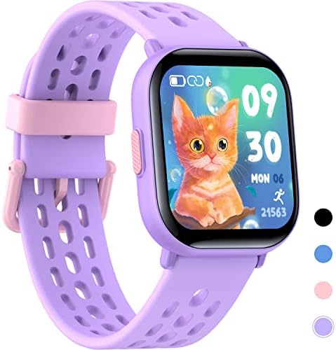 Kids Smart Watch for Boys Girls,IP68 Waterproof Kids Fitness
