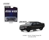 New 1:64 Greenlight Hollywood Series 19 Collection - John Wick (2014) - 2011 Dodge Charger SXT - Black Diecast Model Car By Greenlight