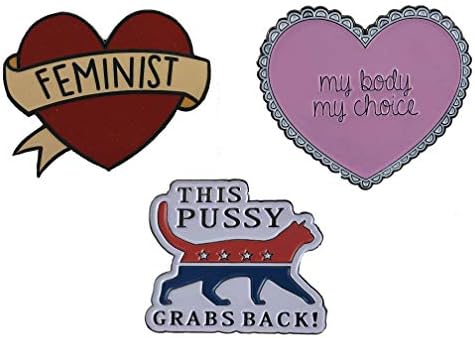 Est Mundun Feminist Female Empowerment Pin Enamel Pin | Pin Set For Jackets, Backpacks, Hats and Jackets