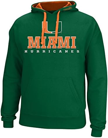 J America NCAA Mens Logo School Name Foundation Hoodie
