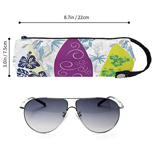 Surfboards Colors Pencil Case Big Capacity Zipper Pen Pencil Pouch Students Stationery Cosmetic Makeup Bag for School Office - Thumbnail 3