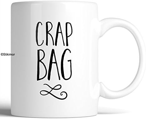 F.R.I.E.N.D.S Crap Bag 11oz Ceramic Coffee Mug Birthday Gift, Gift for Him, Gift for Her, Coffee Lover Gift, Best Friend Mug by Stikimor