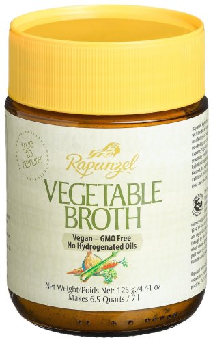 Rapunzel Pure Organic Vegetable Soup Broth, 4.41-Ounce (Pack of 6)