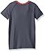New Balance Boys' Big Short Sleeve Performance Colorblock T-Shirt, Atonic/Thunder, 14-16