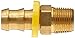 Anderson Metals Brass Push-On Hose Fitting, Connector, 1/2