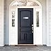 No Soliciting Sign for House, Metal Self-Adhesive Signs for Door Wall, Aluminum Soliciting Signboard for Business Office Home (4 Pack, 7×2 inches)