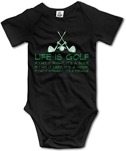 Life Is Golf Baby Onesies Triangle Romper For Baby Boys