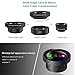 Phone Camera Lens, Wide Angle & Macro Lens (Screwed Together) and 230°Fisheye Lens for iPhone,Cell iPhone Lens Kit for Android iPhone X XR XS Max 8 7 6S Plus Samsung S9 S8