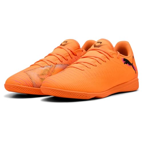 PUMA Unisex Future 8 Play It voetbalschoen, Heat Fire PUMA Zwart Ravish, 46 EU