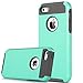 iPhone 5s Case,iPhone 5 Case,by Ailun,Soft TPU Bumper&Hard Shell Solid PC Back,Shock-Absorption&Anti-Scratch Hybrid Dual-Layer Slim Cover[Green]