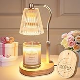 seenlast Mothers Day Gifts,Candle Warmer Lamp with Timer Dimmer Adjustable Height,Vintage Home Decor for Scented Jar