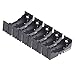 BCP 5PCS Black Color Plastic Single 26650 Battery Holder Case Storage Box