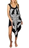 Ingear Crochet Casual Dress Embroidery Summer Beach Handkerchief Dress