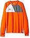 adidas Youth Soccer Assita 17 Goalkeeper Jersey, Orange/White, Medium