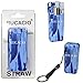 Collapsible Reusable Straw-RUCACIO Portable 304 Stainless Steel Straws Drinking Straw Reusable Case Zero Waste with Keychain (Navy blue)