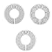 Baby Closet Dividers for Baby Clothes, 7X Unisex Baby Clothing Size from Newborn Infant to 24 Months, baby clothes dividers, Closet Organizer, Nursery Decor & Baby Gift (Geometric)