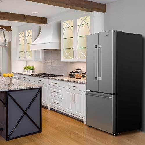 Galanz GLR16FS2K16 3 French Door Refrigerator with Bottom Freezer