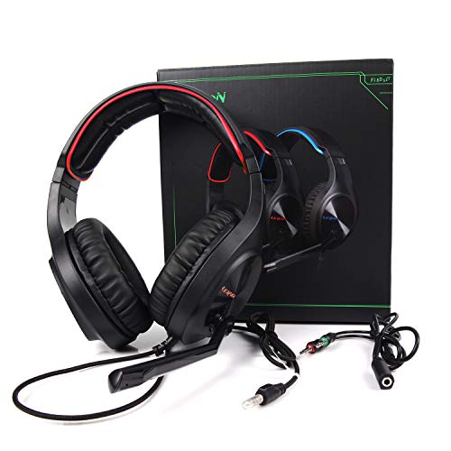 LETTON Gaming Headset for PS4, PC, Xbox, Noise Cancelling Lightweight