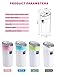 Ultrasonic Humidifier USB Car Humidifier Mini Aroma Essential Oil Diffuser Aromatherapy Mist Maker Home Office (Blue)