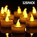 Eloer Tea Lights Flameless LED Tea Lights Candles 100 Pack, Flickering Warm Yellow 100+ Hours Battery-Powered Tealight Candle. Ideal for Party, Wedding, Birthday, Gifts and Home Decoration