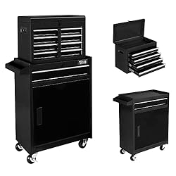 TUFFIOM 5-Drawer Rolling Tool Chest, Tool Storage