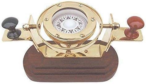Linoows Yacht Kompass Scheibenkompass Magnetkompass Mit Kardanischer Aufhangung 18 Cm Amazon De Kuche Haushalt
