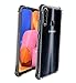 QHOHQ Case for Galaxy A20S, Transparent Ultra Slim Thin Soft Silicone TPU Anti-Fall Case for Samsung Galaxy A20S (Clear)