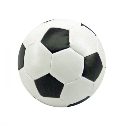 Soft Football, 8 cms, in black and white, sold singly