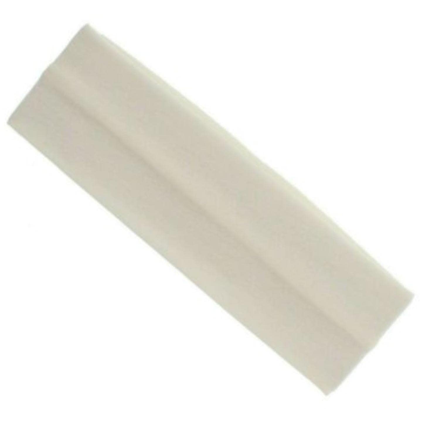 Topkids Accessories Yoga Headband Head Band Kylie Hairband Hair Band Hair Bandeau Stretchy Elastic Gym Sports Fabric For Women, Men and Boys, Girls (7cm / 2.7", Cream)