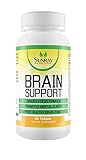 Brain Support Dietary Supplement Boosts Memory Cognitive Function and Mental Clarity with Vitamins Folic Acid and L-Glutamine (60 Tablets)