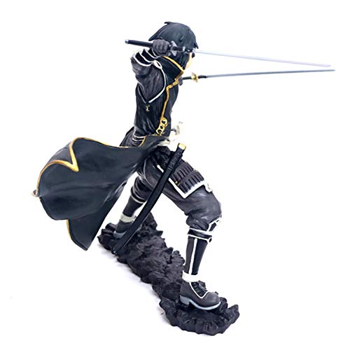 HomMall Anime Character Action Figure Vinyl Collectible PVC Figure Toys( Sword Art Online Kirito) - Thumbnail 2