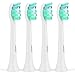 Sonicare Toothbrush Replacement Heads Electric Toothbrush Heads w/ Cap by ITERY for Philips Sonicare Proresults Diamondclean Flexcare Healthy White Plaque Control Gum Health Sonicare 3 series - 4 Pack