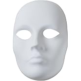 Creativity Street Female Plastic Mask, 5.5" x 8"