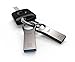 Silicon Power 16GB Jewel J80 USB 3.0 Flash Drive, Titanium (SP016GBUF3J80V1T)